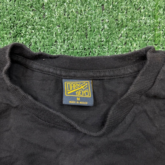 Dark Seas Graphic T Shirt Men's Size M Black Short Sleeve Fishing Outdoors - Picture 8 of 8